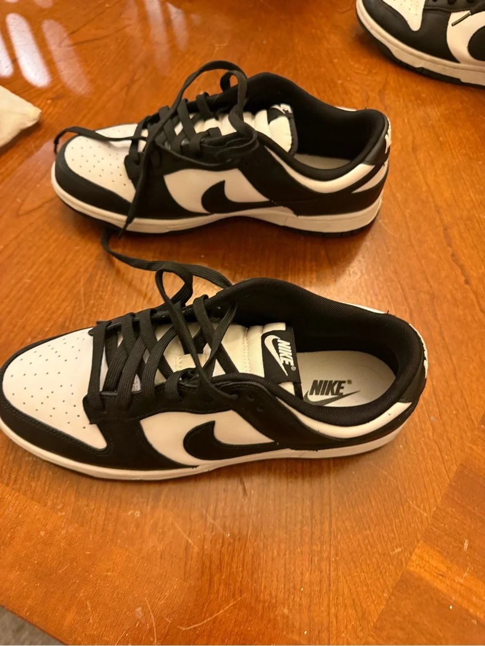 Nike Men’s Panda Black/White Low-Top Sneakers